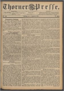 Thorner Presse 1892, Jg. X, Nro. 226 + Beilage