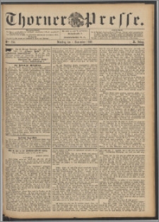 Thorner Presse 1892, Jg. X, Nro. 256 + Beilagenwerbung