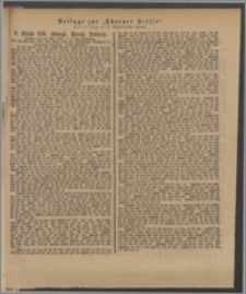 Thorner Presse: 4 Klasse 186. Königl. Preuß. Lotterie 16 Mai 1892 1. Tag