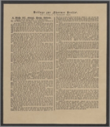 Thorner Presse: 4 Klasse 187. Königl. Preuß. Lotterie 26 Oktober 1892 8. Tag