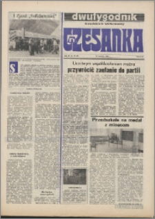 Czesanka : dwutygodnik toruńskich włókniarzy 1981, R. 4 nr 18 + dodatek