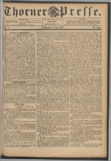 Thorner Presse 1893, Jg. XI, Nro. 81 + Beilage
