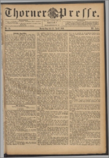 Thorner Presse 1893, Jg. XI, Nro. 86 + Beilage