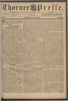 Thorner Presse 1893, Jg. XI, Nro. 97 + Beilage