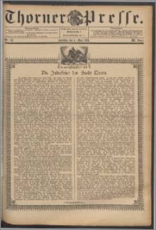 Thorner Presse 1893, Jg. XI, Nro. 107 + Beilage