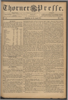 Thorner Presse 1893, Jg. XI, Nro. 186