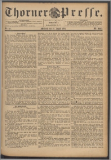 Thorner Presse 1893, Jg. XI, Nro. 191