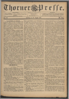 Thorner Presse 1893, Jg. XI, Nro. 195 + Beilage