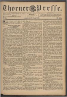 Thorner Presse 1893, Jg. XI, Nro. 201 + Beilage