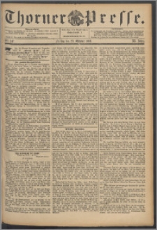 Thorner Presse 1893, Jg. XI, Nro. 247 + Beilage