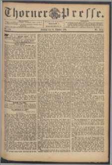 Thorner Presse 1893, Jg. XI, Nro. 249 + Beilage