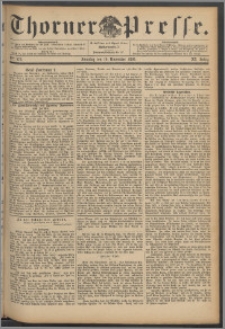 Thorner Presse 1893, Jg. XI, Nro. 273 + Beilage
