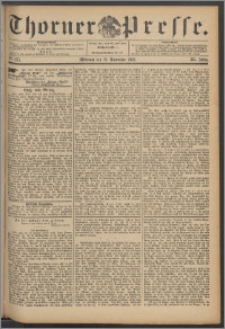 Thorner Presse 1893, Jg. XI, Nro. 275