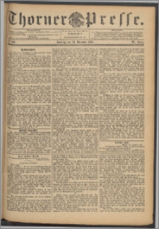 Thorner Presse 1893, Jg. XI, Nro. 302 + Beilage