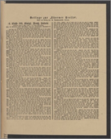 Thorner Presse: 4 Klasse 188. Königl. Preuß. Lotterie 6 Mai 1893 1. Tag