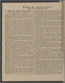 Thorner Presse: 4 Klasse 189. Königl. Preuß. Lotterie 24 Oktober 1893 6. Tag