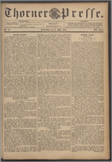 Thorner Presse 1894, Jg. XII, Nro. 62 + Beilage