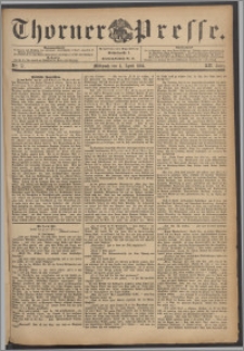 Thorner Presse 1894, Jg. XII, Nro. 77 + Beilage