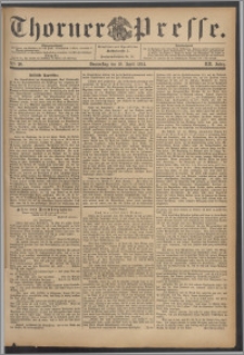 Thorner Presse 1894, Jg. XII, Nro. 90 + Beilage