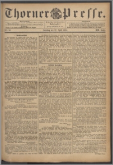 Thorner Presse 1894, Jg. XII, Nro. 93 + Beilage