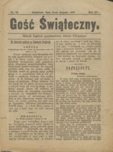 Gość Świąteczny 1909.08.15 R. XV nr 33