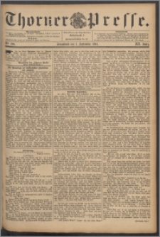 Thorner Presse 1894, Jg. XII, Nro. 204
