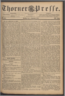 Thorner Presse 1894, Jg. XII, Nro. 206 + Beilage