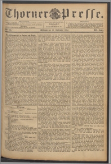 Thorner Presse 1894, Jg. XII, Nro. 219 + Beilage