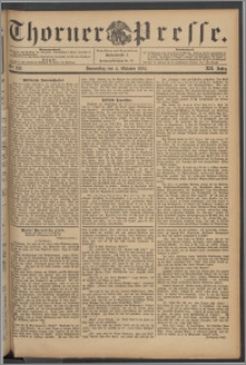 Thorner Presse 1894, Jg. XII, Nro. 232 + Beilage