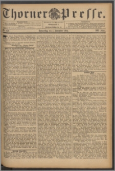 Thorner Presse 1894, Jg. XII, Nro. 256