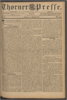Thorner Presse 1894, Jg. XII, Nro. 257