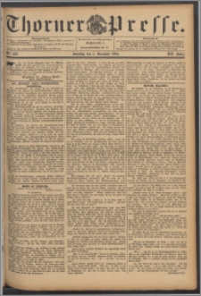 Thorner Presse 1894, Jg. XII, Nro. 282 + Beilage, Extrabeilage