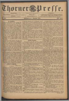 Thorner Presse 1894, Jg. XII, Nro. 284 + Beilage