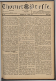 Thorner Presse 1894, Jg. XII, Nro. 292 + Beilage