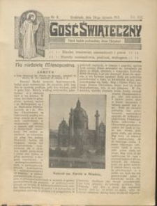 Gość Świąteczny 1913.01.26 R. XIX nr 4