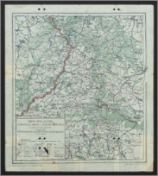 Mapa poglądowa dorzeczy Brdy i górnej Noteci ze szczególnym uwzględniemiem powiatów bydgoskiego, szubińskiego i wyrzyskiego