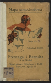 G. Freytag & Berndt's Automobil und Radfahrerkarten : Blatt 61 Warschau