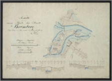 Karte von einen Theile der Stadt Bromberg Behufs Anlage einer Brücke / vermessen und nivellirt im Noubr 1860 durch Schultze
