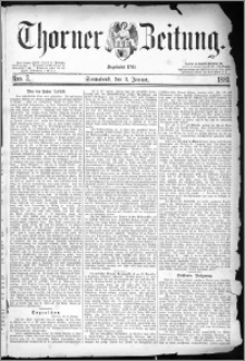 Thorner Zeitung 1880, Nro. 2