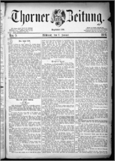 Thorner Zeitung 1880, Nro. 5