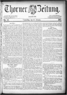 Thorner Zeitung 1880, Nro. 42