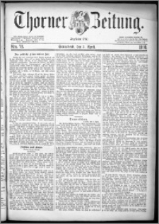 Thorner Zeitung 1880, Nro. 78