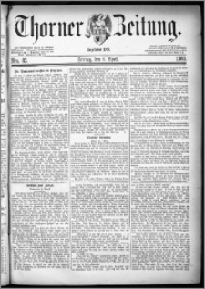 Thorner Zeitung 1880, Nro. 83