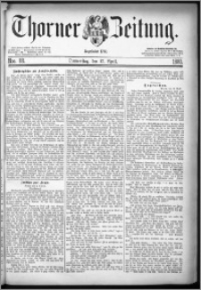 Thorner Zeitung 1880, Nro. 88