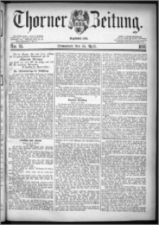 Thorner Zeitung 1880, Nro. 95