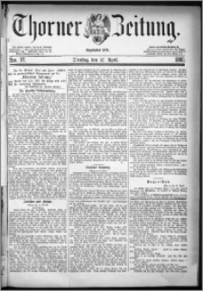 Thorner Zeitung 1880, Nro. 97