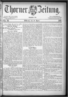 Thorner Zeitung 1880, Nro. 98