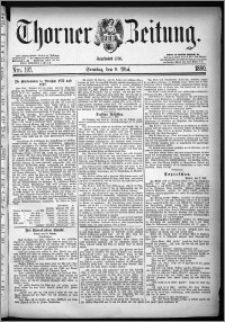 Thorner Zeitung 1880, Nro. 107 + Beilage
