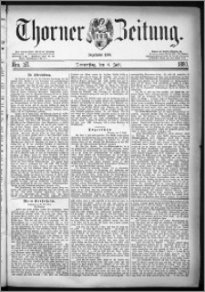Thorner Zeitung 1880, Nro. 157