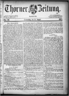 Thorner Zeitung 1880, Nro. 187